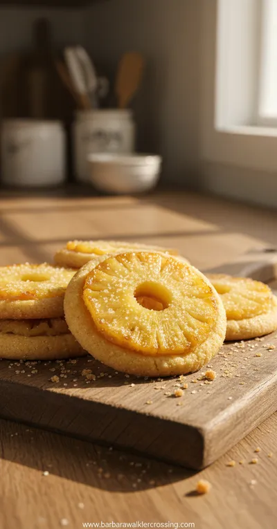 Pineapple Upside Down Sugar Cookies