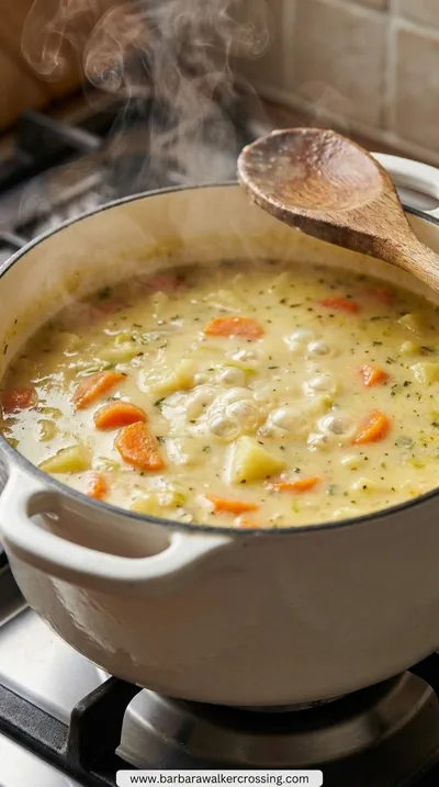 Best Potato Leek Soup: Creamy Comfort Food Recipe - cooking process