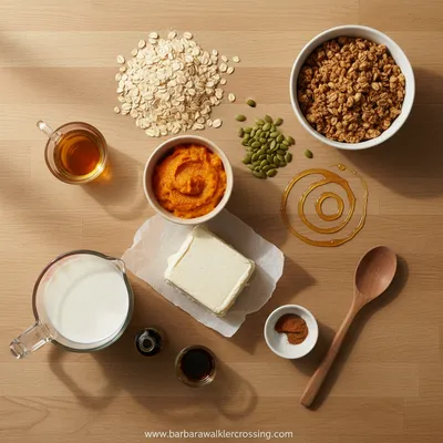 Pumpkin Cheesecake Overnight Oats Recipe - cooking process