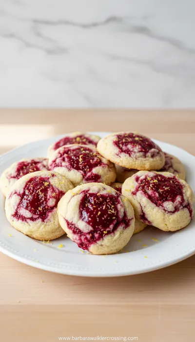 Raspberry Lemon Cookies
