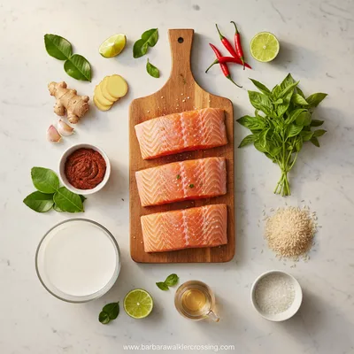 Salmon Coconut Curry – Thai Inspired Recipe - cooking process