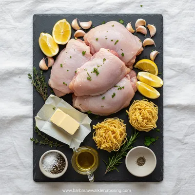 Savory One-Pan Chicken with Buttered Noodles - cooking process