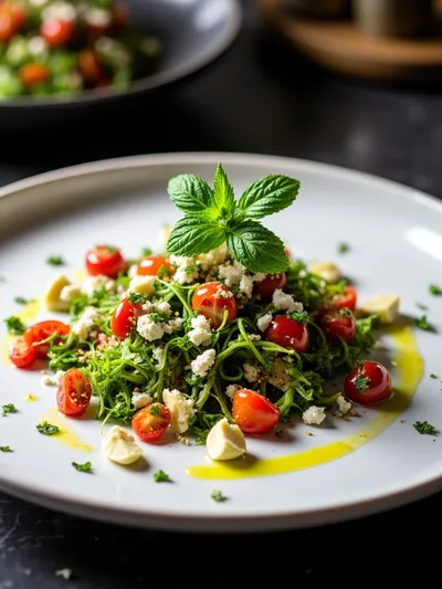 Easy Shirazi Salad Recipe - ready to serve