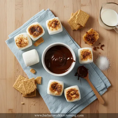 Easy Smore Dip Recipe - cooking process