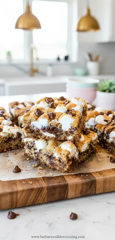 Smores Cookie Bars