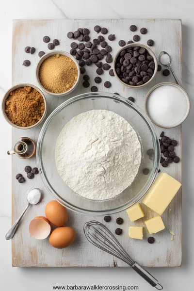 Soft Batch Chocolate Chip Cookies - cooking process