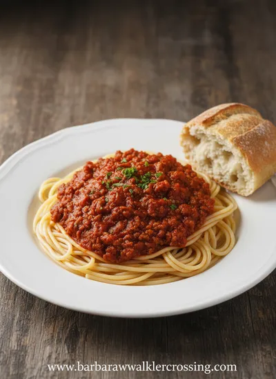 Genuine Italian Grandma's Spaghetti Meat Sauce - ready to serve