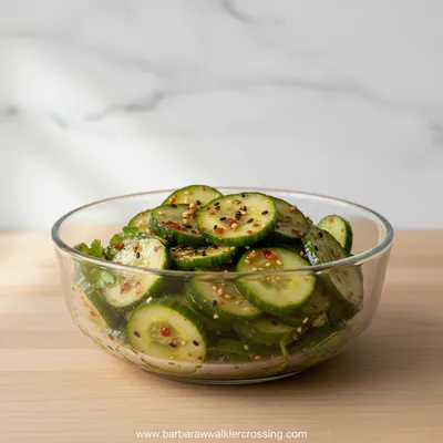 Spicy Korean Cucumber Salad