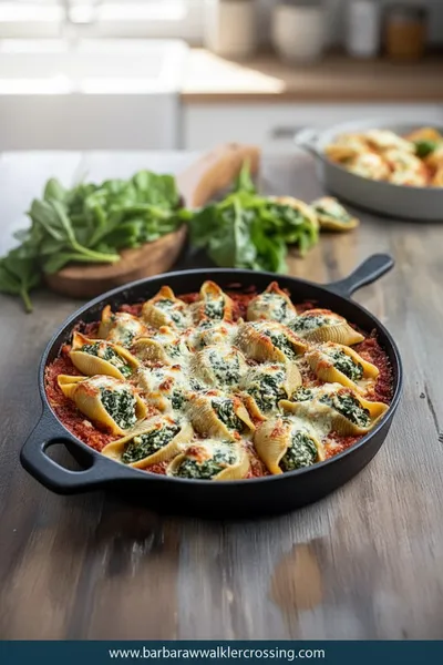 Easy Spinach and Ricotta Stuffed Shells Recipe