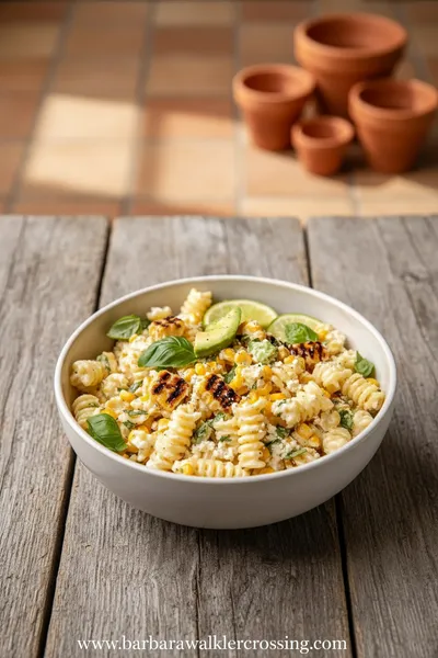 Healthy Street Corn Pasta Salad Recipe