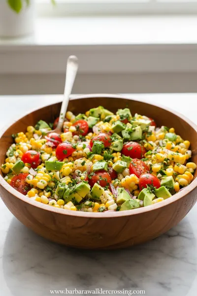 Summer Corn Salad with Avocado