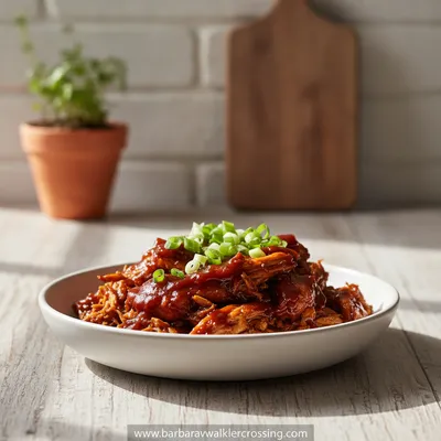 Sweet Baby Ray's Crockpot Chicken Recipe - ready to serve