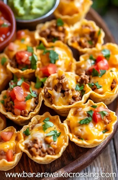 Taco Ranch Bites - ready to serve