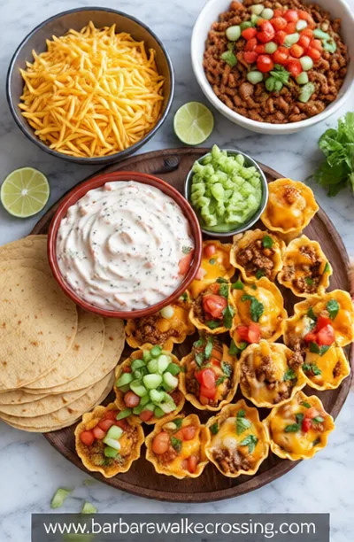Taco Ranch Bites - cooking process