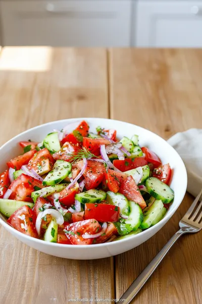 Tomato Cucumber Salad Recipe