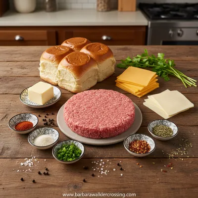 Turkey and Cheese Sliders Savory Party Bites - cooking process