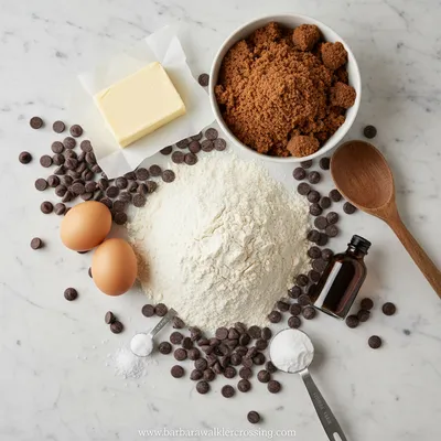 Ultra Thick Bakery Style Chocolate Chip Cookies - cooking process