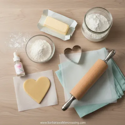 Valentine Sugar Cookies – Sweet, Soft Treats - ingredients preparation
