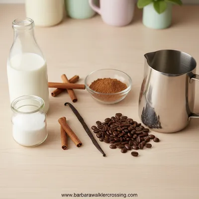 Vanilla Cinnamon Latte Recipe - cooking process