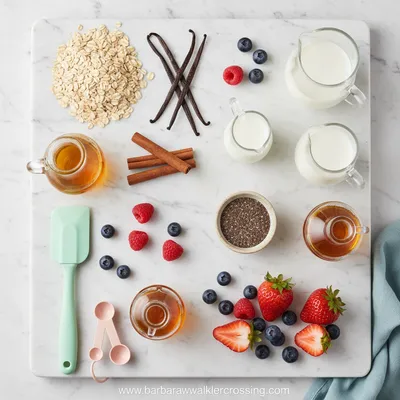 Vanilla Overnight Oats Recipe - cooking process