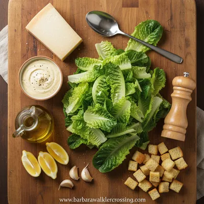 Vegetarian Caesar Salad Recipe - cooking process