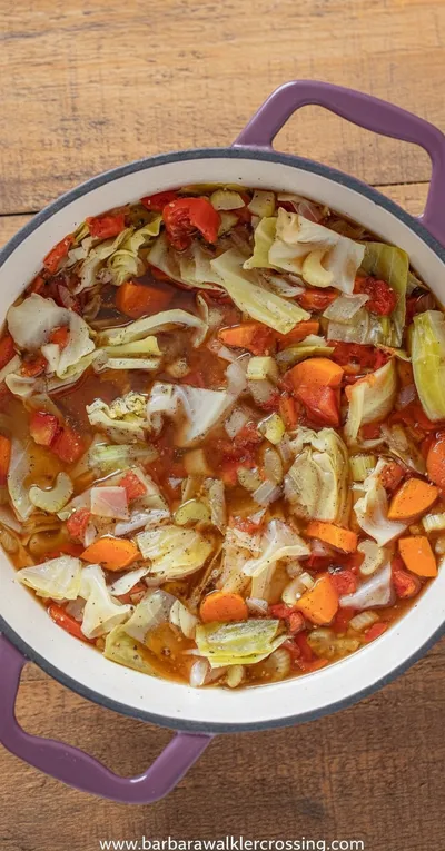 Weight Loss Cabbage Soup Recipe - ingredients preparation