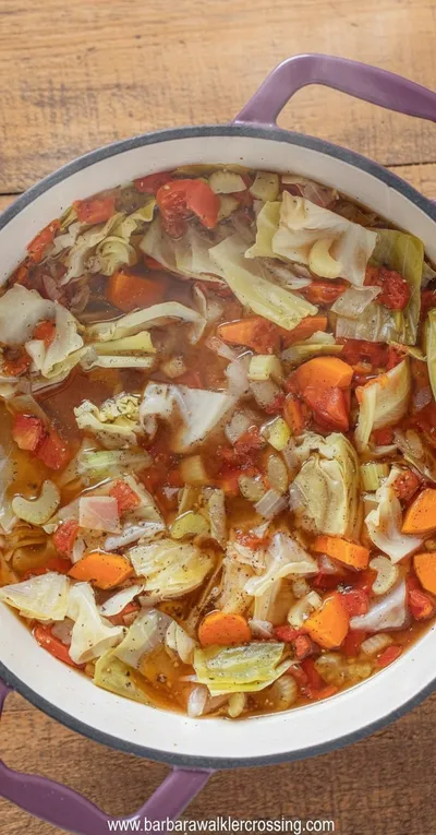 Weight Loss Cabbage Soup Recipe - cooking process