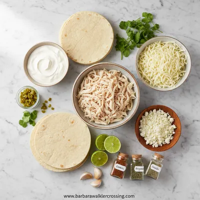 White Chicken Enchiladas – Creamy Sauce Ready in 30 Minutes - cooking process