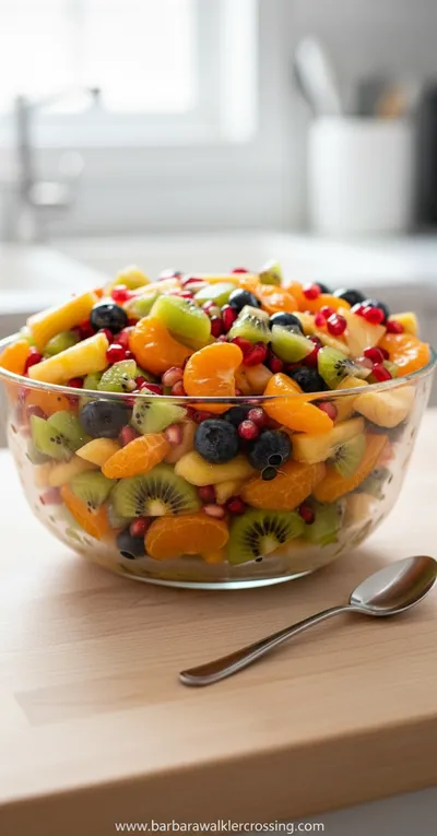 Winter Fruit Salad With Lime Dressing