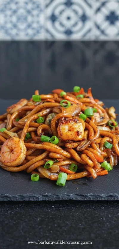 Yaki Udon With Shrimp – Japanese Stir‑Fried Noodles