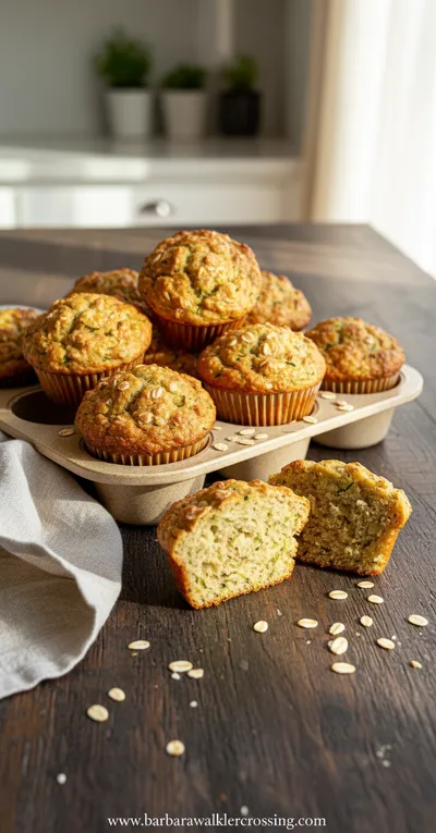 Zucchini Banana Muffins With Oats Recipe